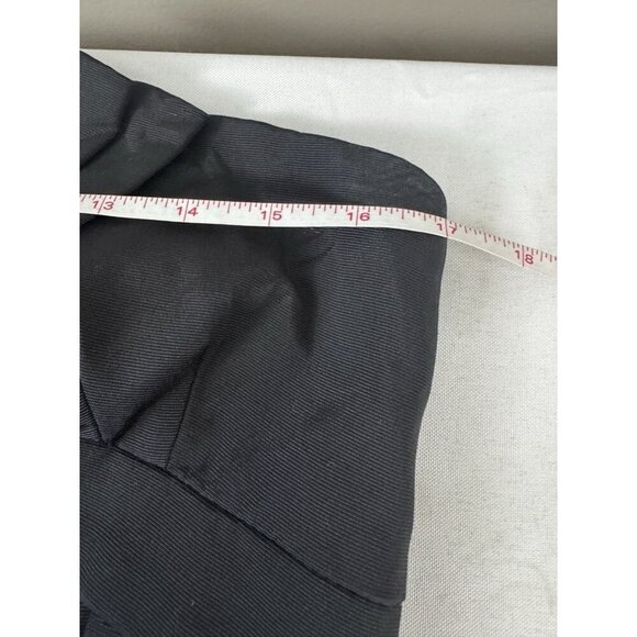 Y2K Black Strapless Prom Dress Bubble Hem Coquette Cocktail Hoco Sorority Rush - Picture 11 of 13